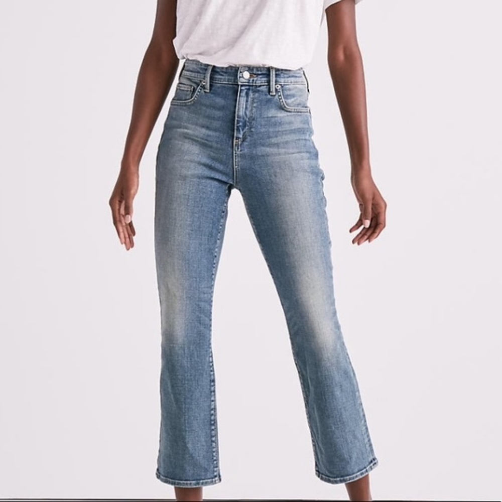 Lucky Brand Bridgette Cropped Flare Jean